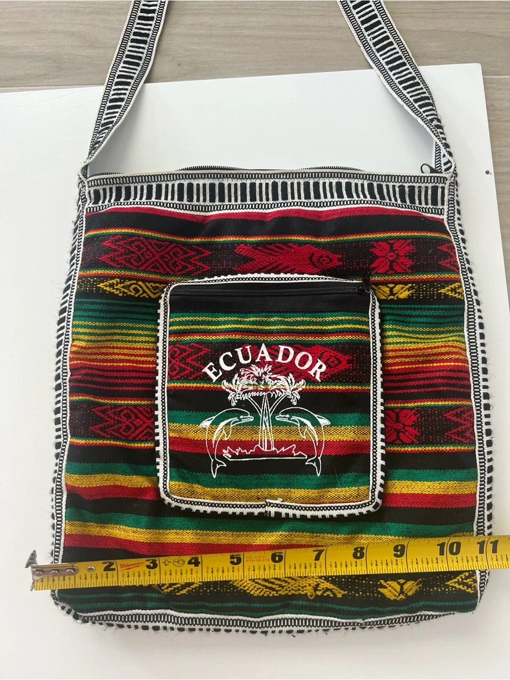 New Handmade Ecuador Crossbody Bag